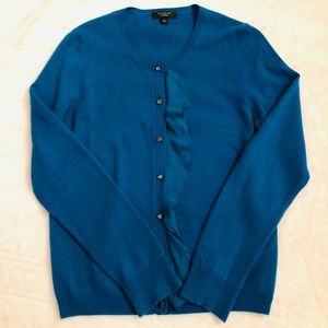 Ann Taylor dark turquoise cashmere sweater